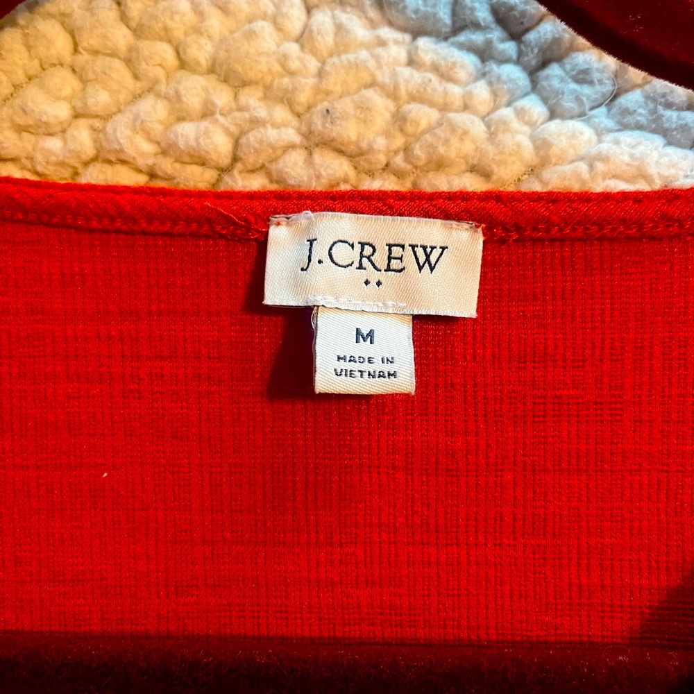 J Crew burnt orange top